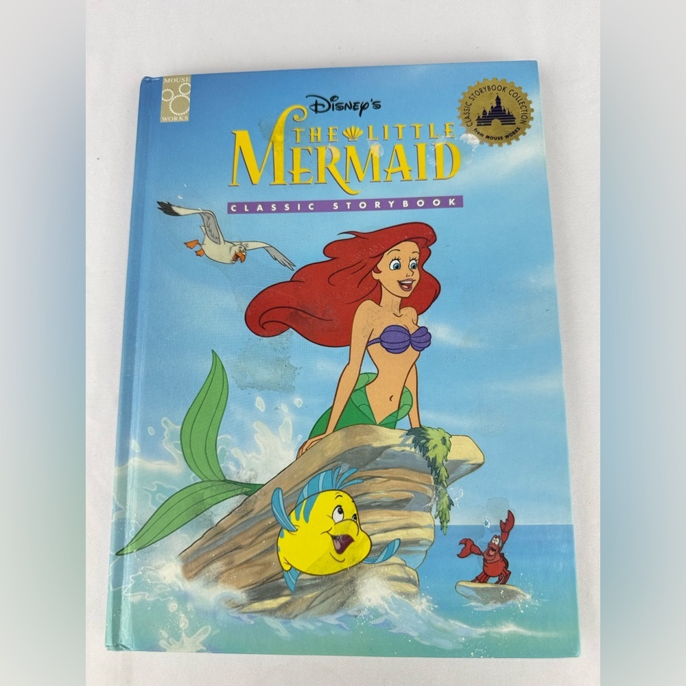 Vintage Disney’s Little Mermaid Classic Hardback Story Book